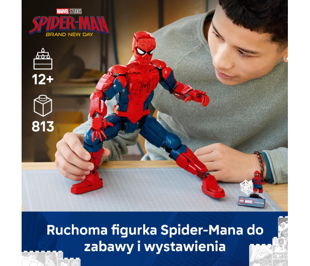LEGO SUPER HEROES 76346 Figurka Spider-Mana - 1529853 - zdjęcie 4